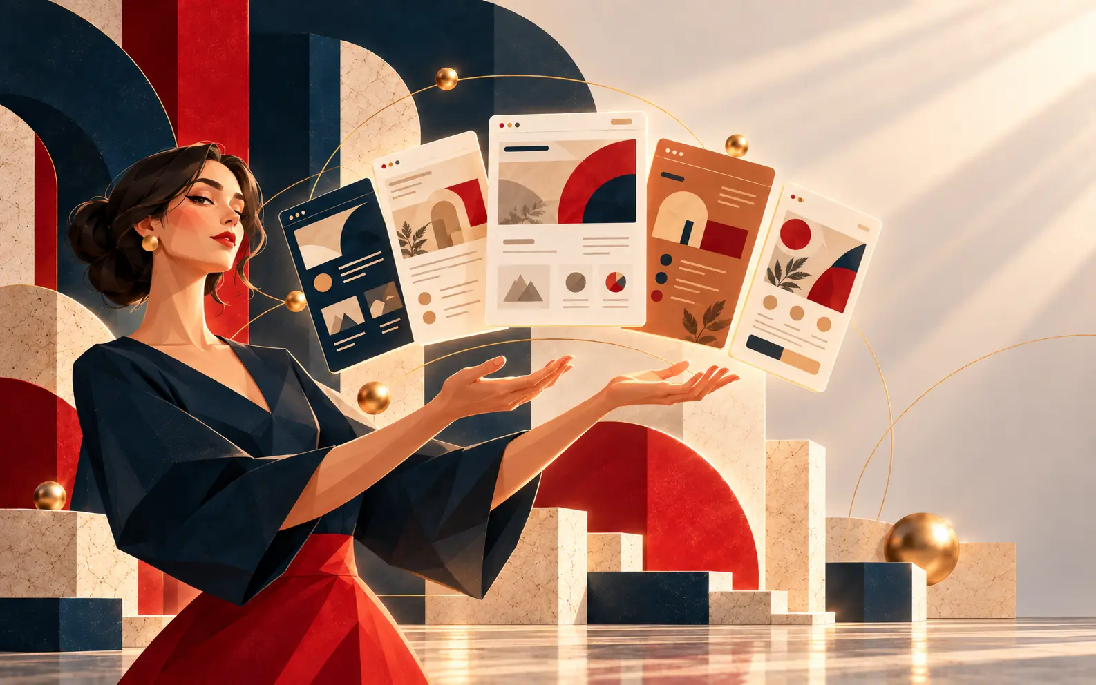 Agata Domańska prezentuje projekty stron internetowych